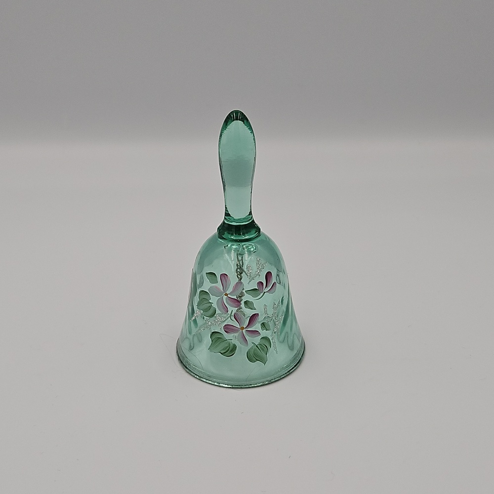 Vintage Fenton Glass - Green Bell